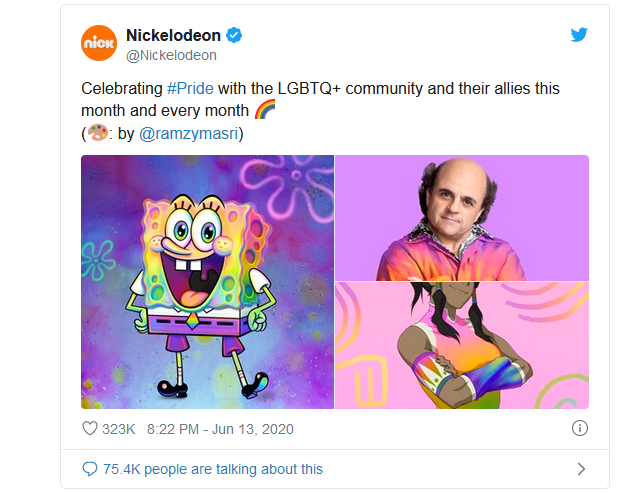 Nickelodeon Akui SpongeBob Bagian dari Komunitas LGBT