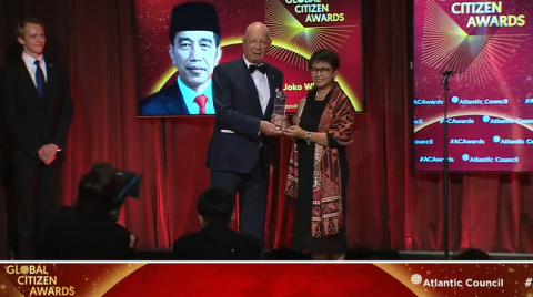 Presiden Jokowi Mendapat Penghargaan Global Citizen Award dari PBB