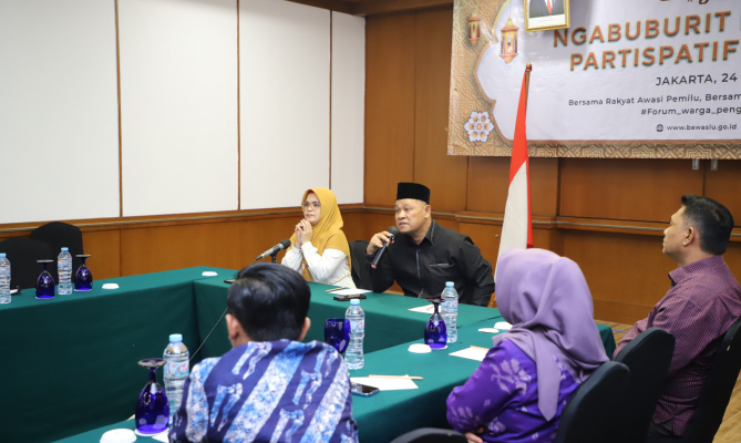 BAWASLU: LUNCURKAN NGABUBURIT PENGAWASAN PARTISIPATIF 2023