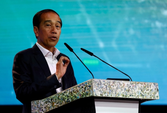 PRESIDEN RI JOKOWI PROMOSIKAN IKN NUSANTARA DI SINGAPURA